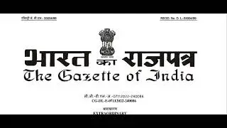 The Gazette of India : Ph.D regulations 2022