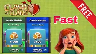 free cookie medal and sweat elexer coc clash of clans