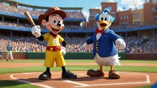 ⚾🐭 Mickey Mouse and the Home Run Adventure! 🐭⚾ | Baseball Story For Kid's