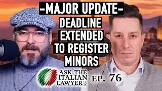 MAJOR UPDATE: Deadline EXTENDED to Register Minor Children of Italian Citizens Abroad (Law 74/2025)