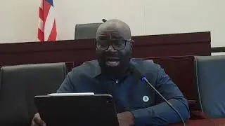 Liberian Senate Confirmation Hearing of Minister of State Designate Samuel Stequoah