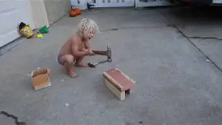 How to teach a kid to hammer!