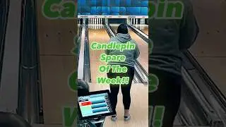 Candlepin SPARE OF THE WEEK! #bowling #candlepin