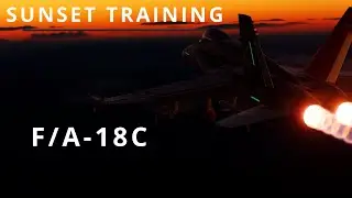 SUNSET F/A-18C FLIGHT TRAINING: DCS