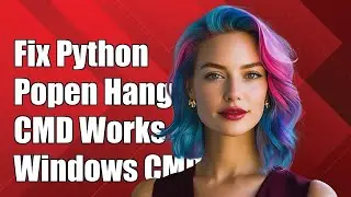 Fixing Python Popen Hanging Issue: Command Works in Windows CMD