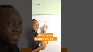 When your maths teacher does this 😄😄. #mathskit #funmaths #funnymath  #logarithms #gpadlearnmaths