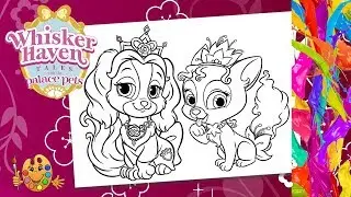 Coloring Palace Pets in Whisker Haven : Teacup & Lily | Coloring pages for kids | Coloring book |