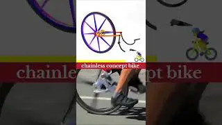 chainless bike cycle🚴&zwj;♀️#engineering #mechanical