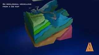 3D Geological Model from a 2D map