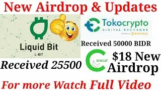 18$ CRLC Token Airdrop _ BIDR & L-BIT Token Received Update