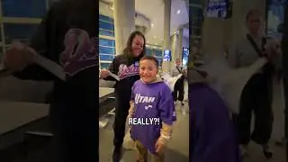 surprising fans with ticket upgrades 🎟️ #NBA #basketball #utahjazz #surprise