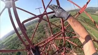 Ru&scaron;ička Slobodnej Eur&oacute;py Rimavsk&aacute; Sobota - Radio Jamming Climbing 🇸🇰 170m / 557feet