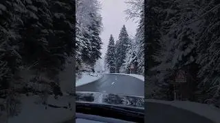Amazing Road Trip in Winter - Switzerland #shorts #swiss #switzerland #winter #roadtrip