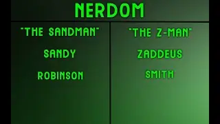 Nerdom: Sandy Robinson vs Zaddeus Smith