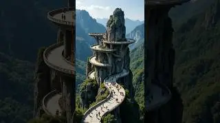 TERRIFYING Moment a Massive Spiral Walkway Collapse on Mountain