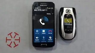 Потрясающий телефон-раскладушка LG. Входящий звонок.
