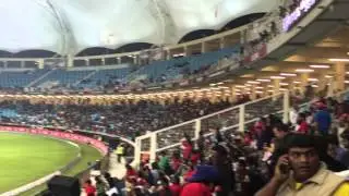 Dubai international sports stadium Cricket match recent