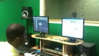 Fredp going hard in the studio