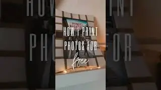 How I Print Photos for FREE #shorts #savemoney #budget