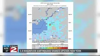 Earthquake shakes parts of the Mohawk Valley