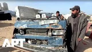 Gaza: Palestinian Driver Rebuilds Damaged Car to Keep People Moving After War | APT