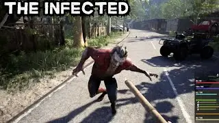 FIRST CONTACT WITH THE NEW ENEMIES!! The Infected Day Two Exploring and Base Building - 2023