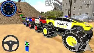 Juegos De Carros - Police Monster Trucks Impossible Driver #2 - Car Extreme Racing Android Gameplay