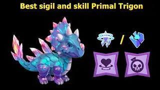 Best sigil and skill Primal Trigon-Dragon Mania legends | Hatched Numismatist Dragon | DML