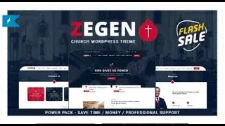 Zegen - Church WordPress Theme | Themeforest Templates