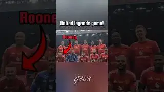 Rooney was CLASS at the United Legends game... #football #rooney #manchesterunited #wgitachi