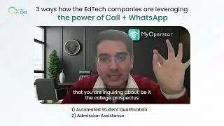 3 ways how the EdTech companies are leveraging the power of Call + WhatsApp | MyOperator