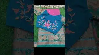 Computer work blouse customization available #for booking number 8985901655