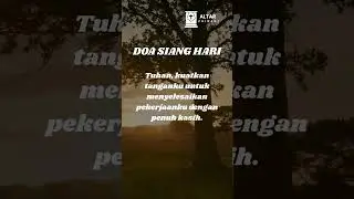 Doa Siang #21 - Kuatkan Tanganku | #altarpribadi #doasiang #kristen #doa # #quotes