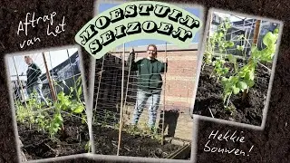 De aftrap van het moestuin seizoen | Hekkie bouwen voor de plantjes!