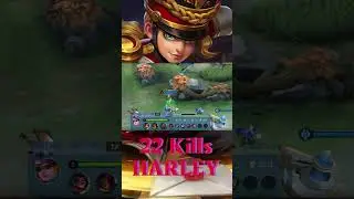 Harley Best Build Deadly Magic Combo - Shorts Videos Part 01  #gameplay #harley #mlbb #crystallee