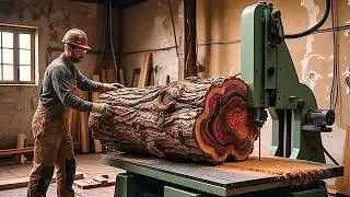 This Rare Red Wood Was Deeply Cracked &ndash; A Master Craftsman Turned It into Gold!