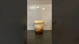 I tried the Caramel Toffee cold brew ! #coffee #shortsvideo