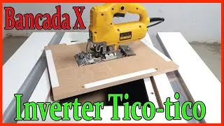Adaptação para inverter serra tico-tico | bancada X