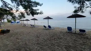 Arriba Beach, Thassos, Greece 4k, quiet and relaxing holiday