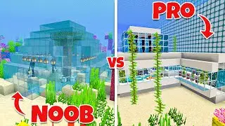 Команда Aphmau строит ПОДВОДНУЮ СЕКРЕТНУЮ БАЗУ | НУБ против ПРО