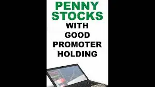 Penny Stock With High Promoter Holding 💎 #shorts