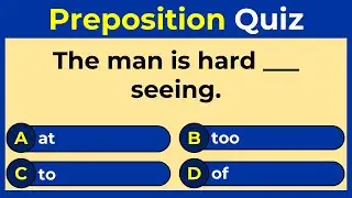 English Preposition Quiz: Can You Get 10 Out of 12 in This Quiz?