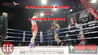 Taylor McClatchie vs Victoria Bogdan | MTWC8 Road To One Semi Finals #mtwc #onechampionship #girls