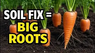 🌱Grow THICK, STRAIGHT Carrots Every Time Using This Hidden Soil Trick🌱