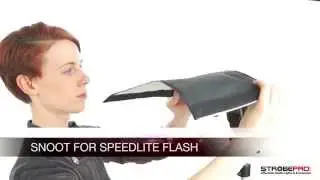 Snoot/Reflector for Speedlite Flash