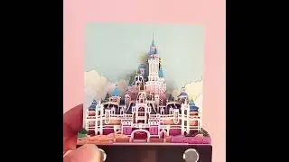 Fairytale Castle 3D Memo Pad Sticky Notes Creative Birthday Gift