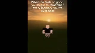 GAME NAME: Landscape #roblox #nostalgic #sad