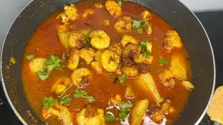 Ajker recipe chingdi mach dia Fulkophi aalu jhol🍤🍤