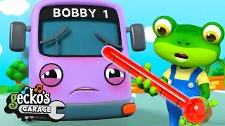 Bobby The Bus Is Sick | Gecko's Garage | Trucks For Children | Cartoons For Kids
