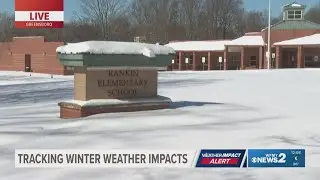 Triad schools make decisions for Monday with heavy snow adding to already treacherous roads